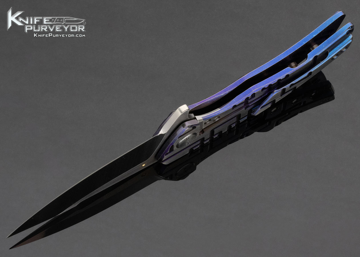Sergei Rogovets Custom Knife X-13 Ti Flipper 13456