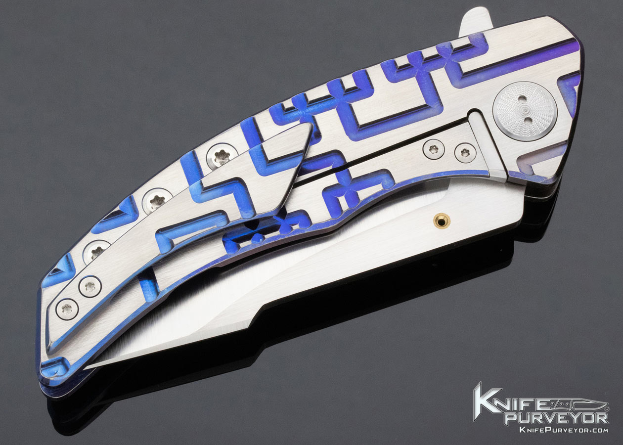Sergei Rogovets Custom Knife X-13 Ti Flipper - Image 4