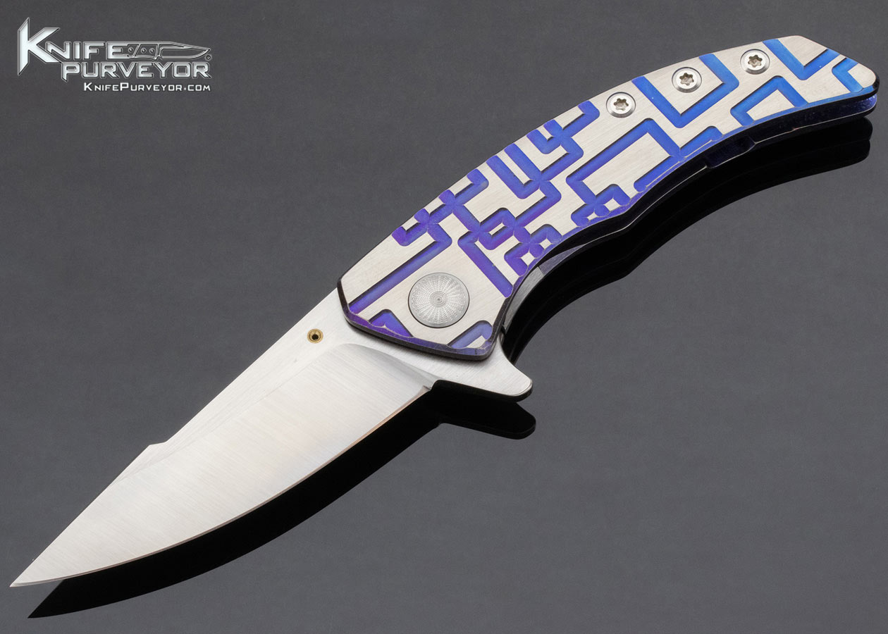 Sergei Rogovets Custom Knife X-13 Ti Flipper 13456
