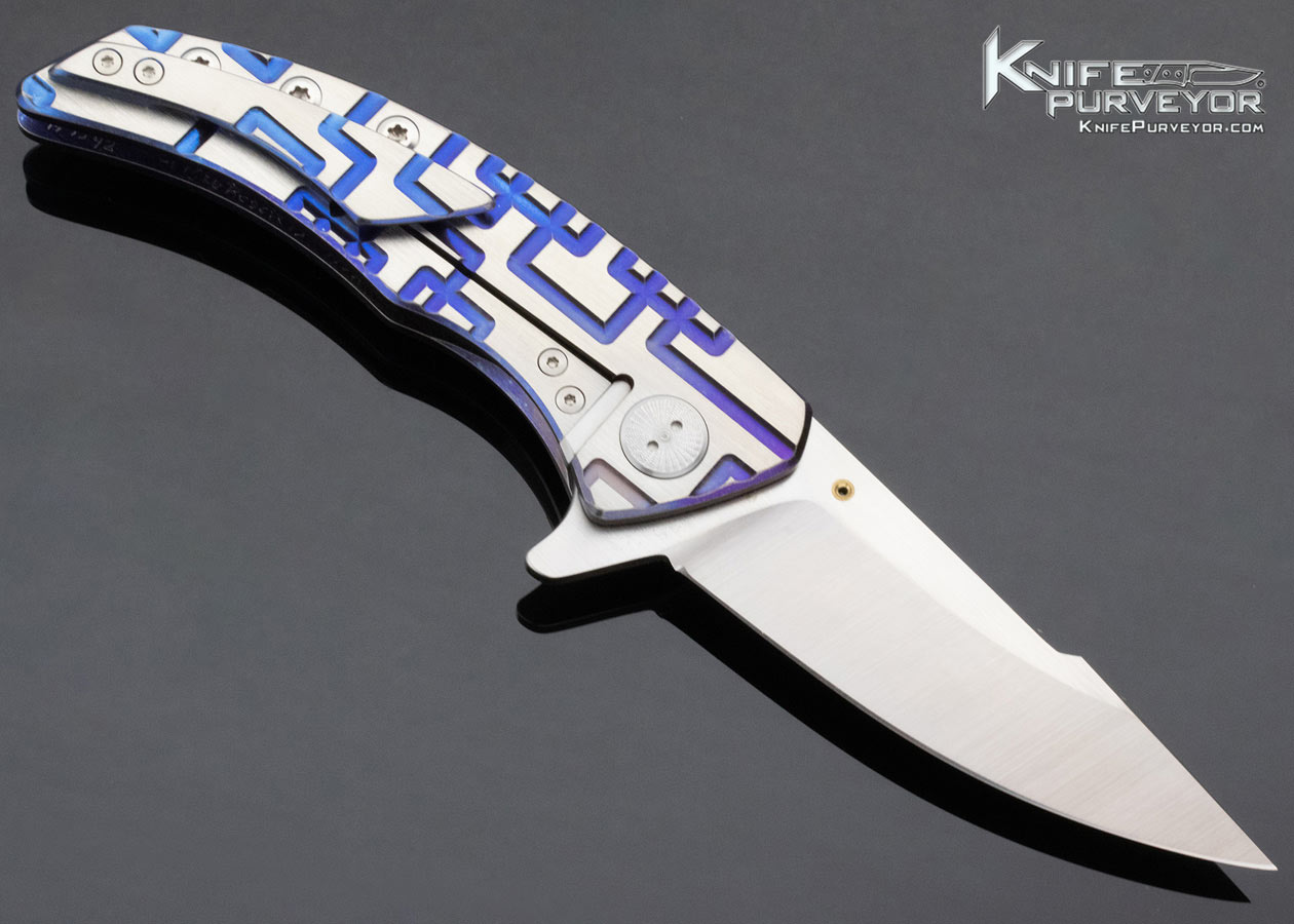 Sergei Rogovets Custom Knife X-13 Ti Flipper - Image 3