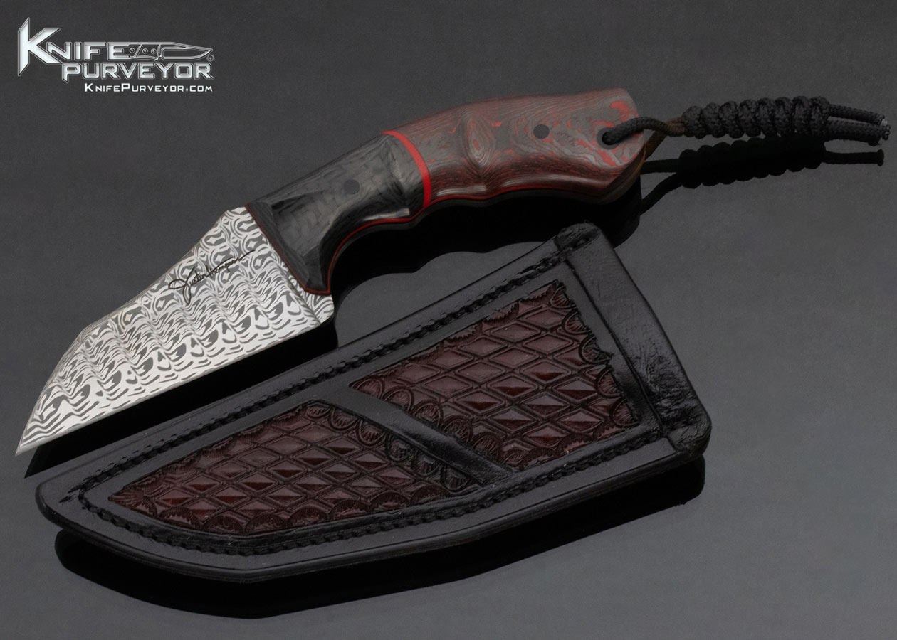 Justin Thompson (Thompson Knives) Custom Knife Damasteel Wharncliffe 11624