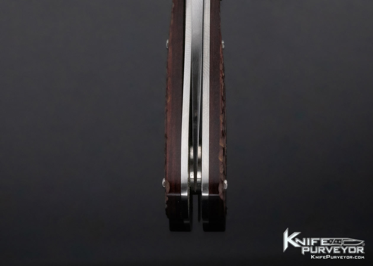 Michael Walker Custom Knife Early Liner Lock Engraved Patricia Walker - Image 7