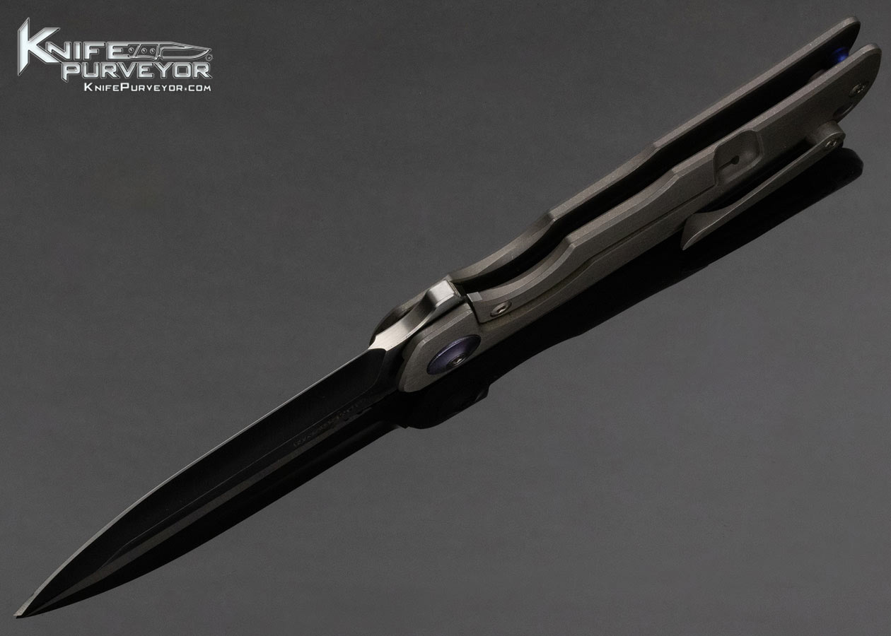 Shane Sibert Liong Mah Custom Knife Limited Edition Remedy Frame Lock Flipper Hand Ground by Sibert 13487