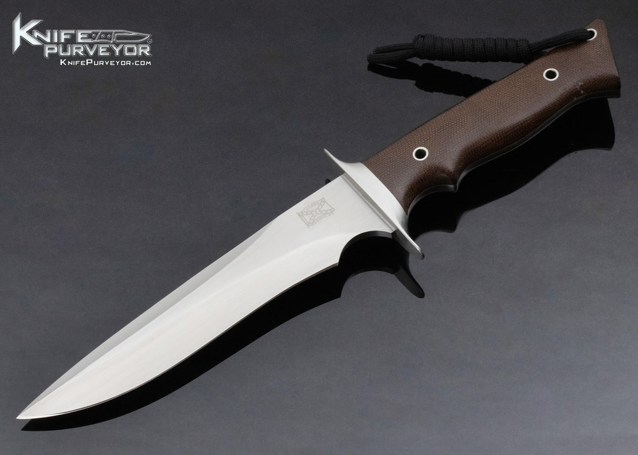 Walter Brend Custom Knife Micarta w Sheath - Knife Purveyor