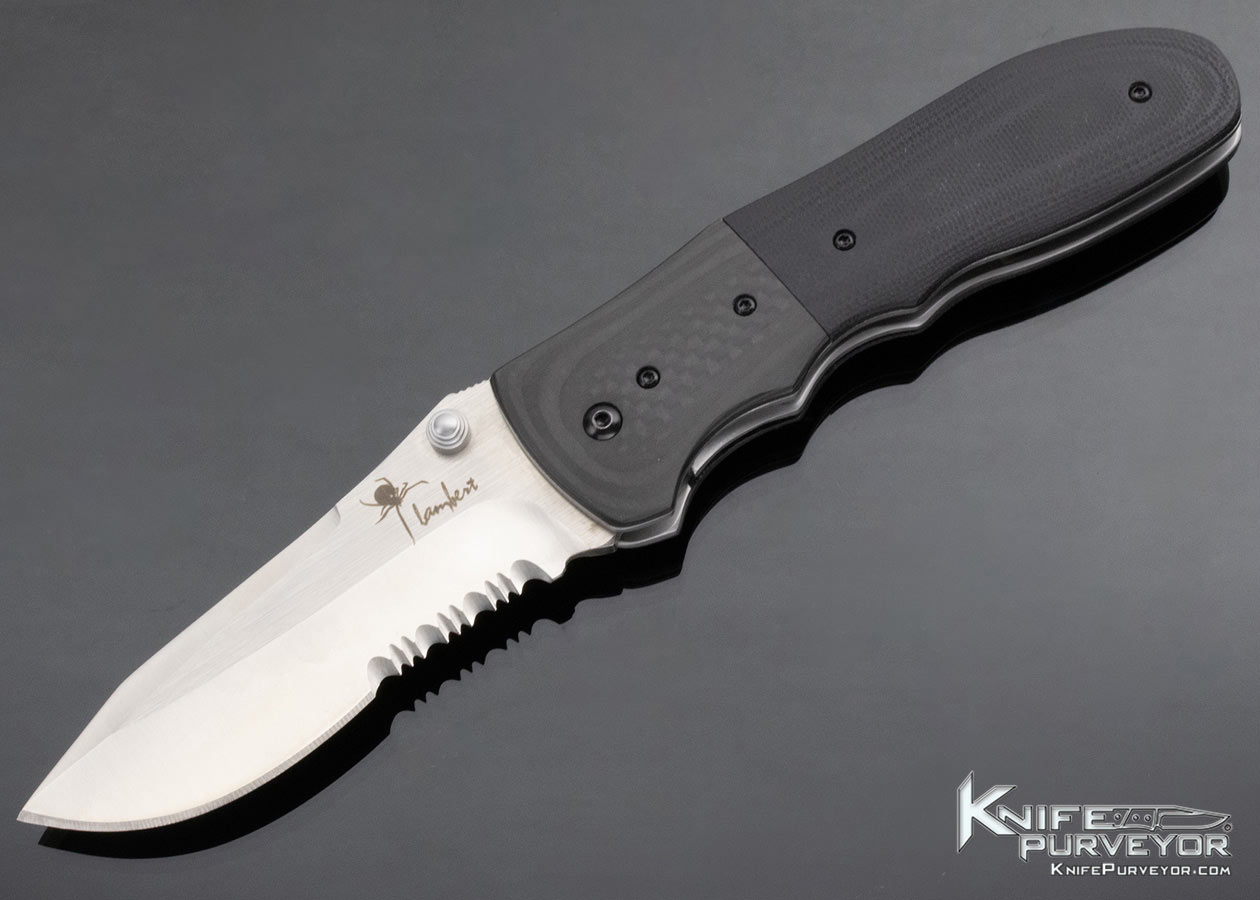 Meyerco Production Kirby Lambert Shock Wave G10 Serrated Linerlock