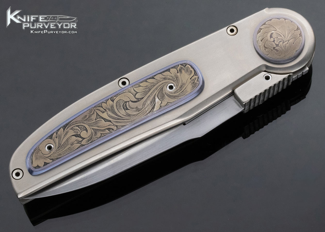 Paul Chen Custom Knife Engraved Top Lock Folder with Articulating Covert Pocket Clip - Image 4