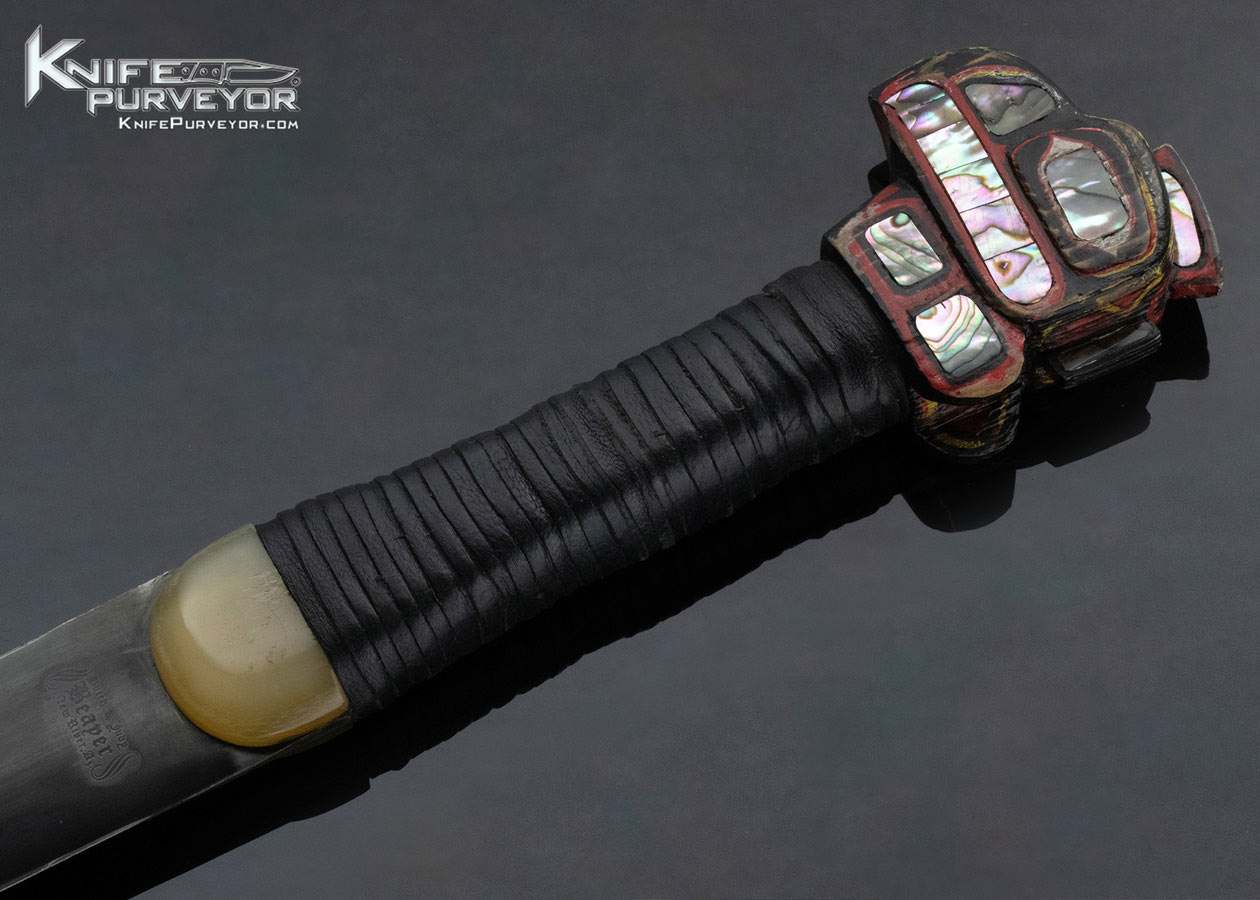 Butch and Judy Beaver Custom Knife Ritual Dagger 13963