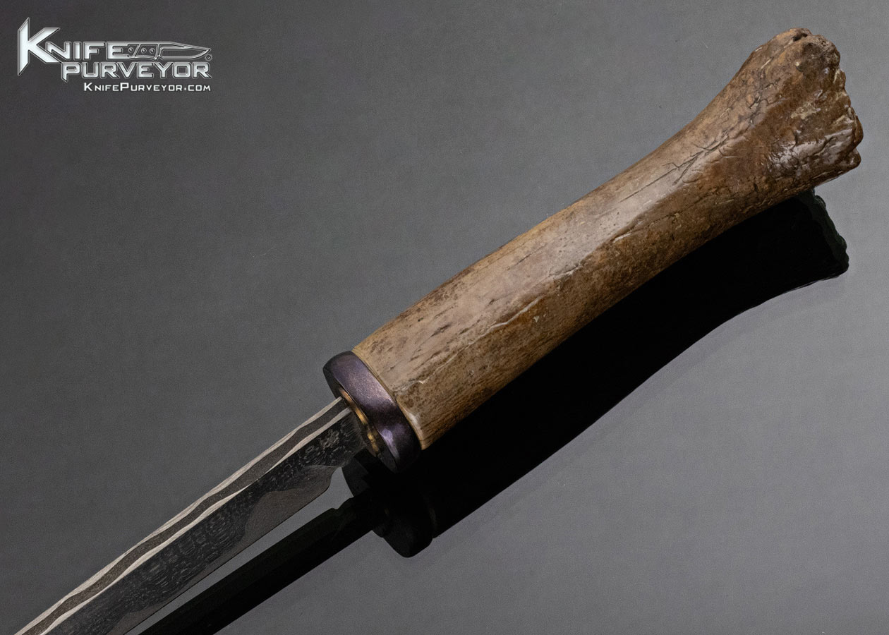 Don Fogg Custom Knife San Mai Damascus Hunter 13908