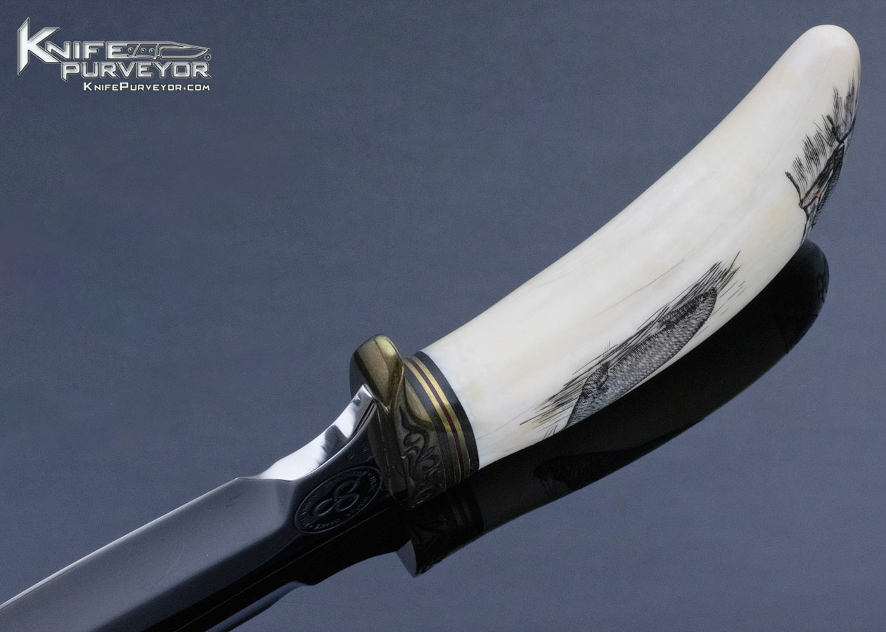 Gil Hibben Custom Knife Mammoth Artic Winter Games Fixed Blade 14170