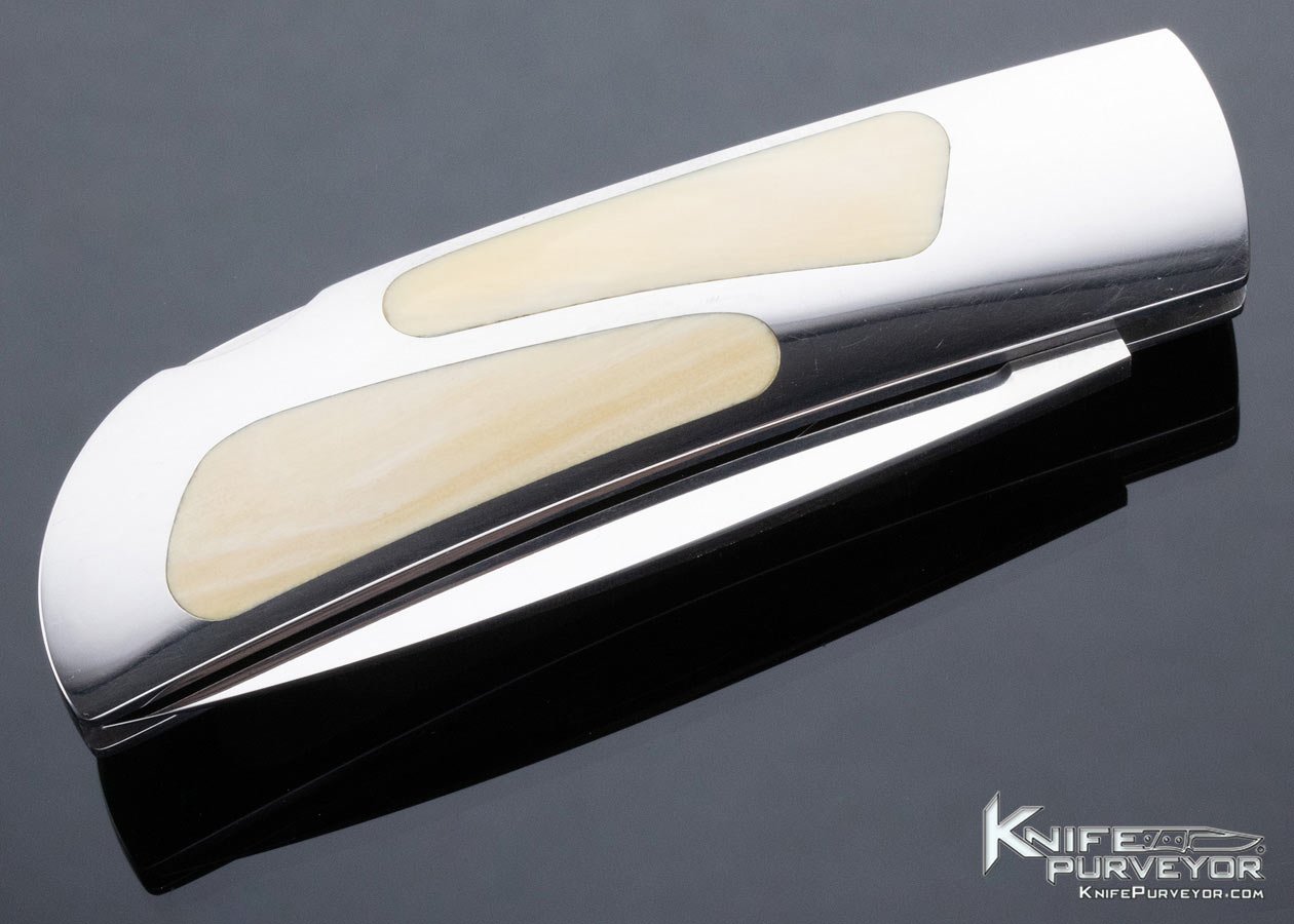 John Le Blanc Custom Knife Interframe Mammoth Interframe Lockback - Image 5