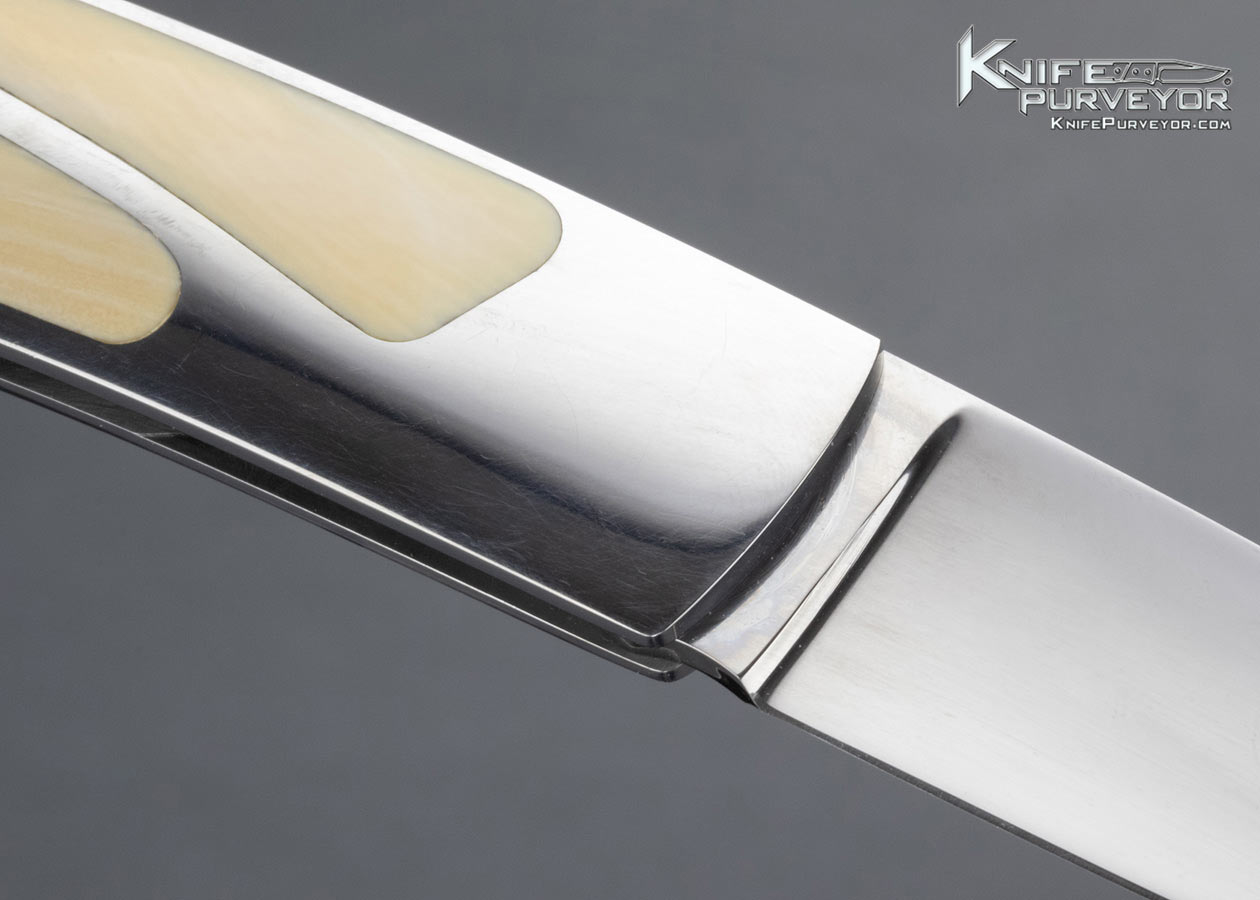 John Le Blanc Custom Knife Interframe Mammoth Interframe Lockback - Image 4