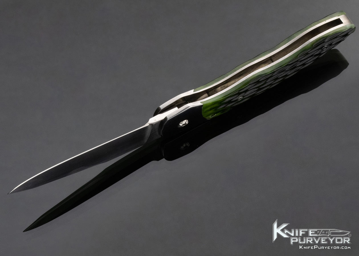 Murray Sterling Custom Knife Jigged Bone Auto 14474