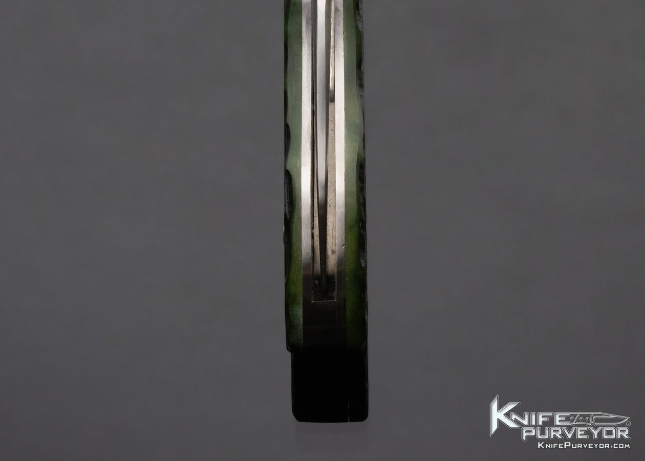 Murray Sterling Custom Knife Green Jigged Bone Lockback Release Automatic 15814