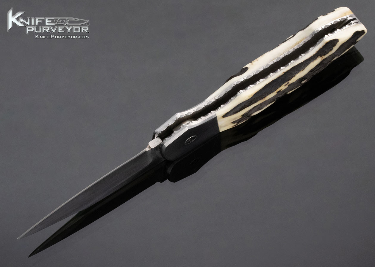 Murray Sterling Custom Knife Stag Auto 14472