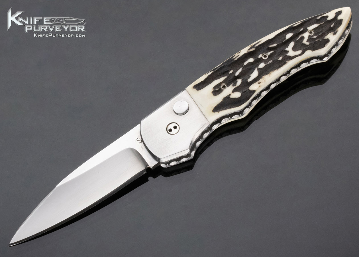 Murray Sterling Custom Knife Stag Auto 14472