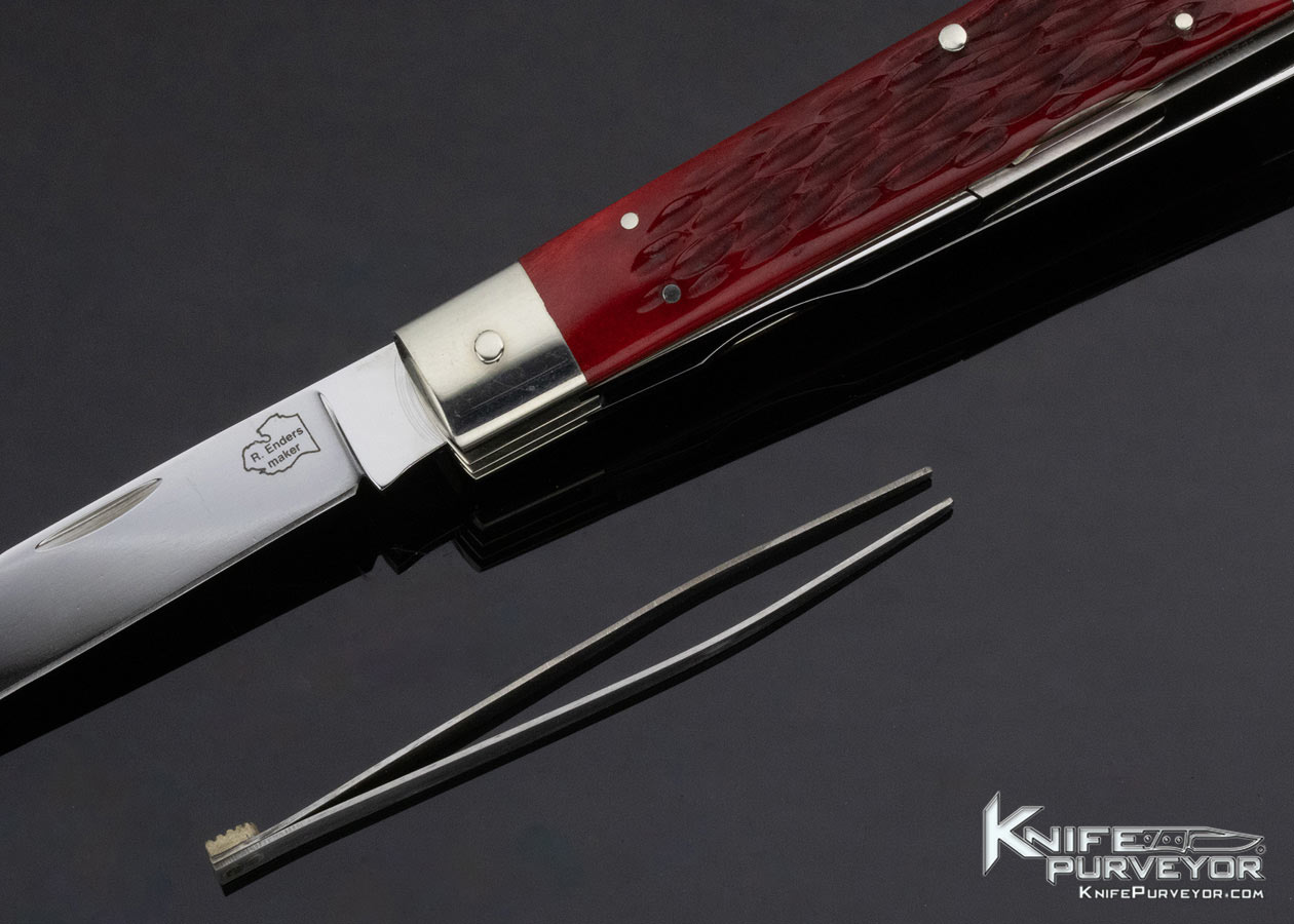 Robert Enders Jigged Bone 3 Blade Dr's Knife Slipjoint 14160