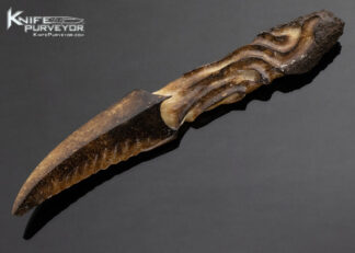 Carved Fossilized Walrus Letter Opener 14382