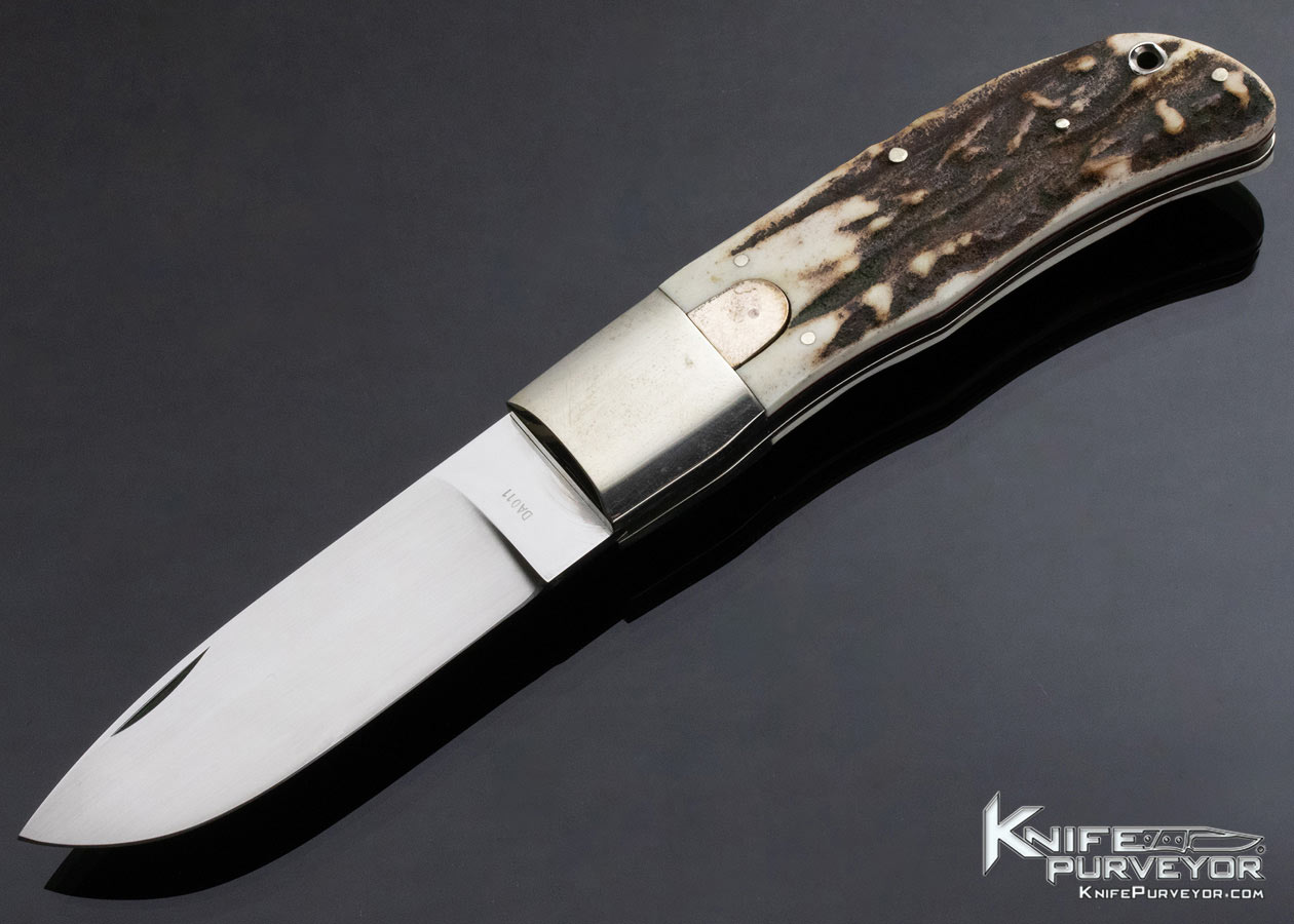 Yoshihiro Fujimoto Custom Knife Stag Lever Lock 13890