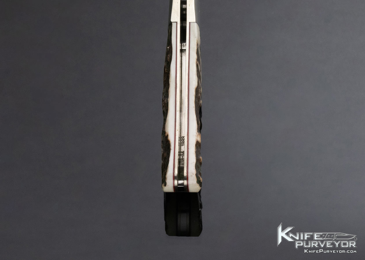 Yoshihiro Fujimoto Custom Knife Stag Lever Lock - Image 9