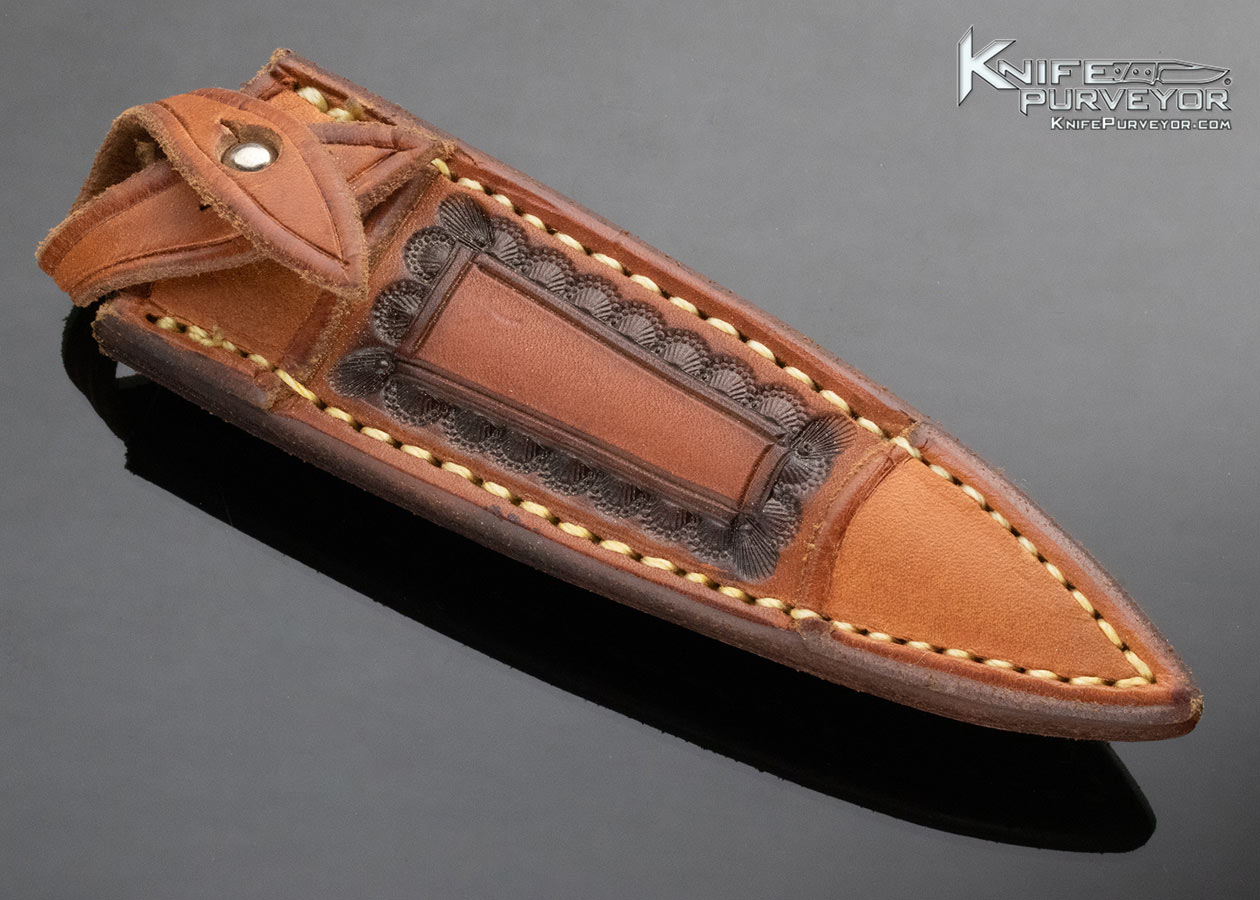 Joe Keeslar ABS Custom Knife Hand Forged 1080 Integral Brute de Forge Bolster with Sheath - Image 7