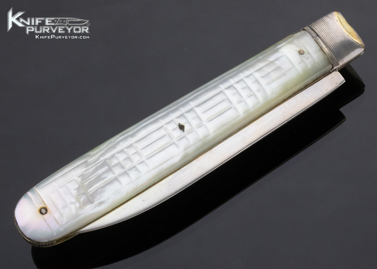 Sheffield Mother of Pearl and Silver Fruit Knife Slipjoint - Image 3