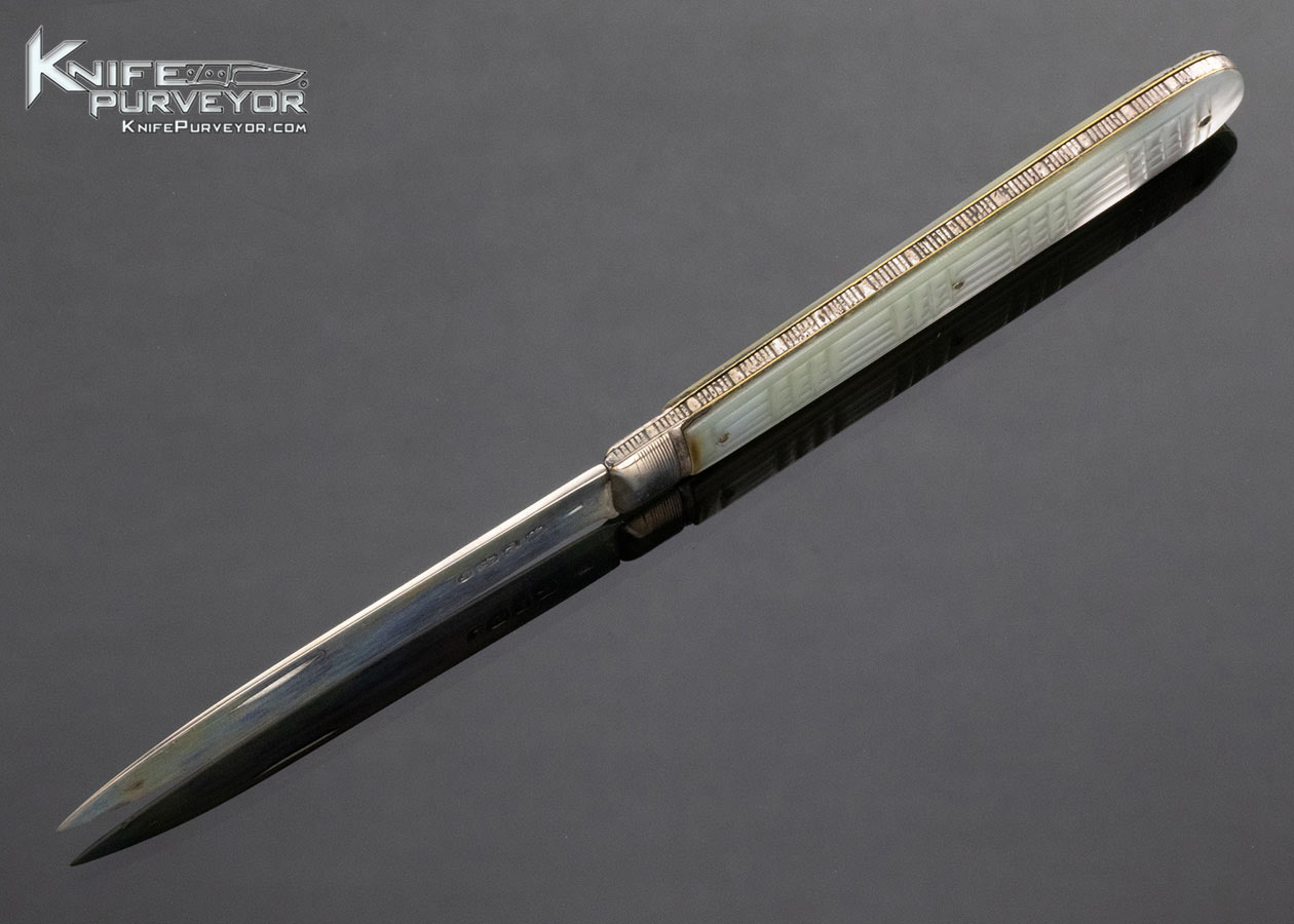 Sheffield Mother of Pearl and Silver Fruit Knife Slipjoint - Image 6