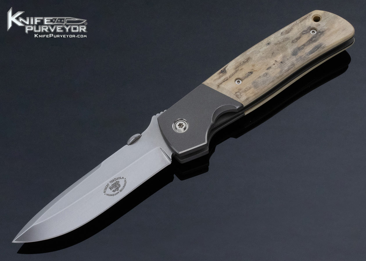 Bob Terzuola Custom Knife Mammoth ATCF Tactical Folder - Knife
