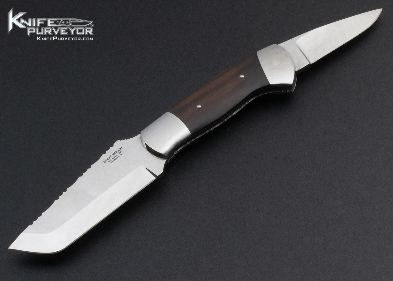 Steve Mullin Custom Knife Cocobolo Slipjoint Fixed Blade Combo 13958