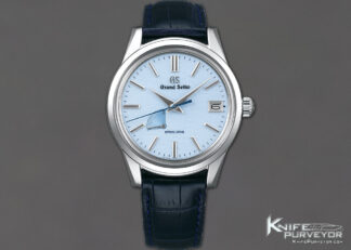 Grand Seiko Watch SBGA407 Spring Drive Stainless Steel Elegance Collection with Snowflake Blue skies and driven snow Dial NEW IN BOX DIRECT FROM TOKYO JAPAN 14539