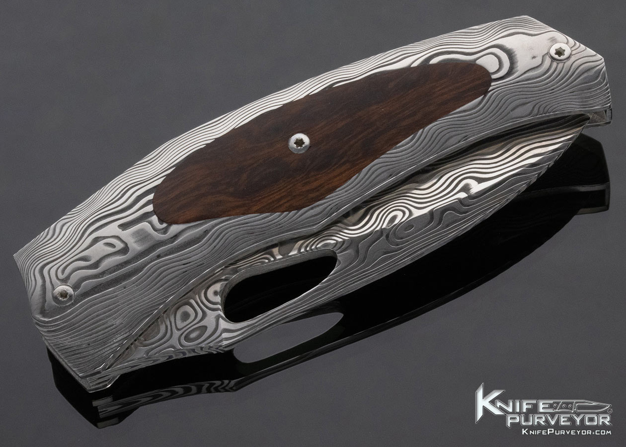 Michael Henningsson Custom Knife Desert Ironwood Linerlock - Image 5