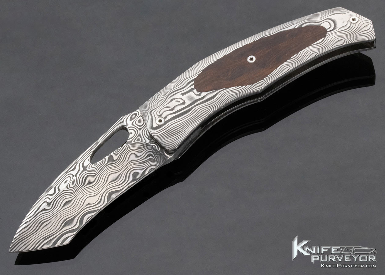 Michael Henningsson Custom Knife Desert Ironwood Linerlock 13873