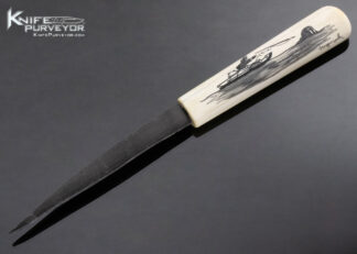 Nuguruk Scrimshaw Mammoth Letter Opener 14354