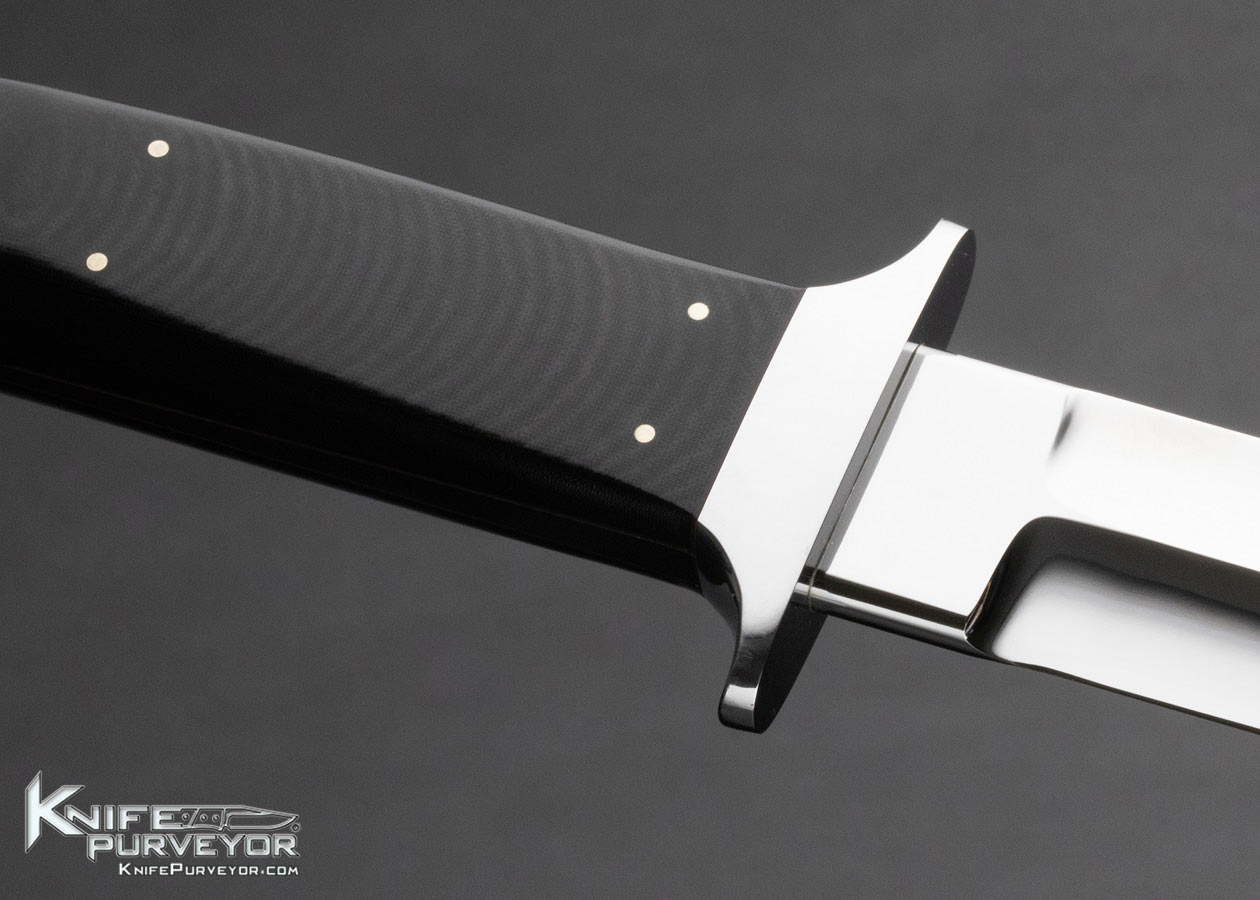 Lloyd Pendleton Custom Knife Micarta Fighter 007 with Sheath - Image 4