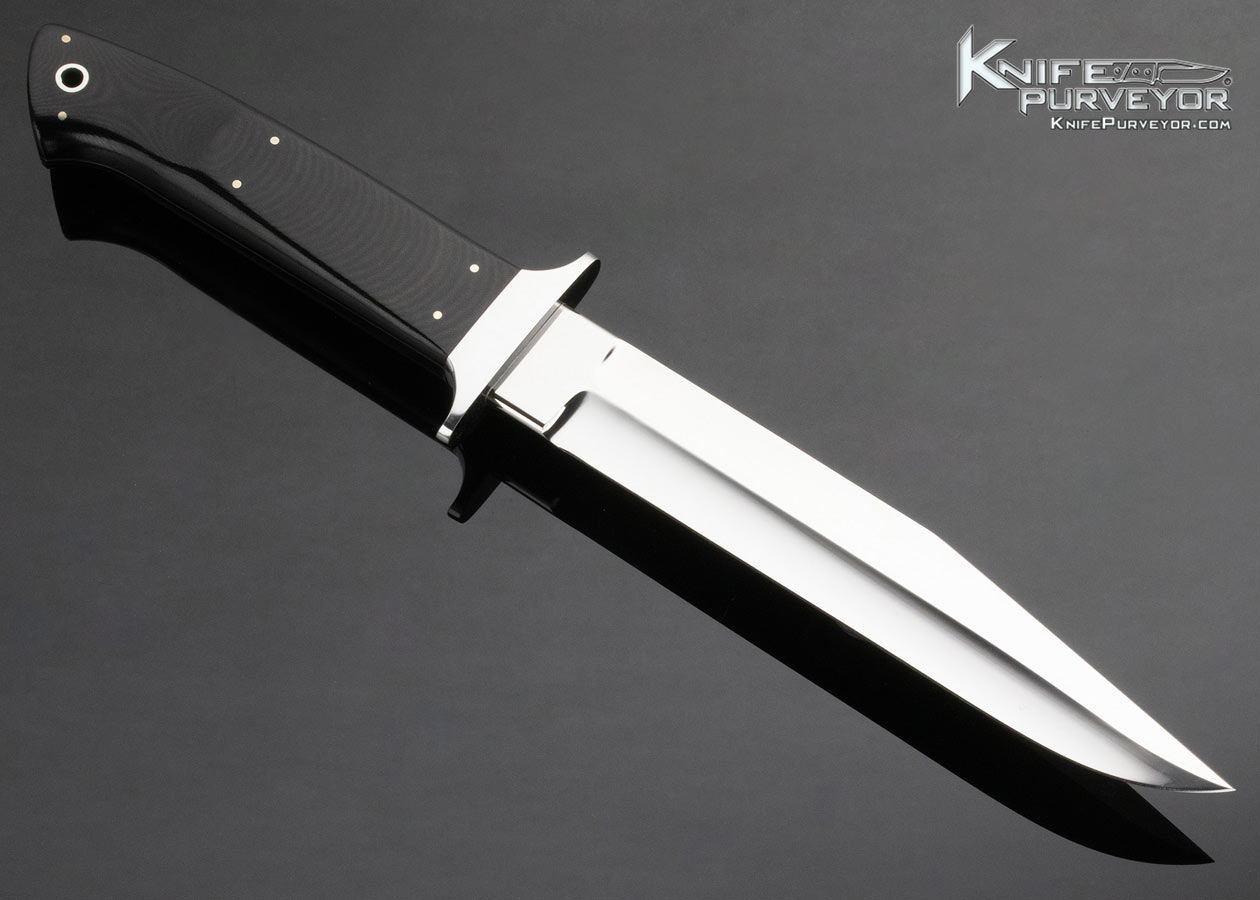 Lloyd Pendleton Custom Knife Micarta Fighter 007 with Sheath - Image 3
