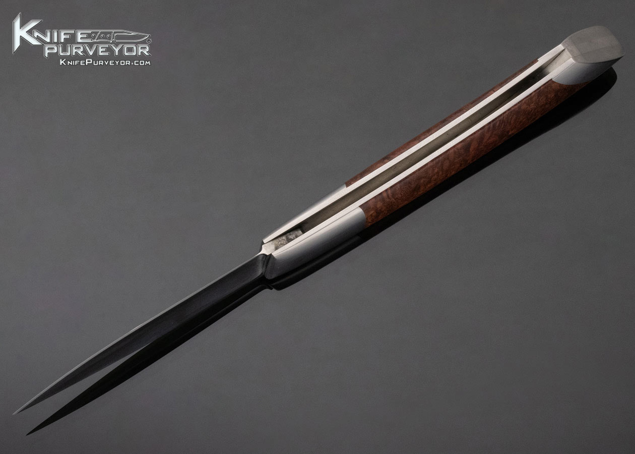 Billy Mace Imel Custom Knife Burlwood Slip Joint - Image 7