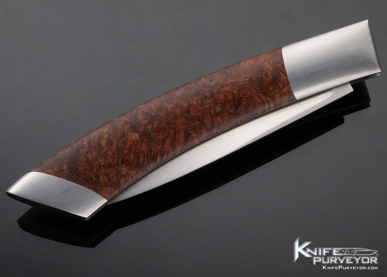 Billy Mace Imel Custom Knife Burlwood Slip Joint - Image 5