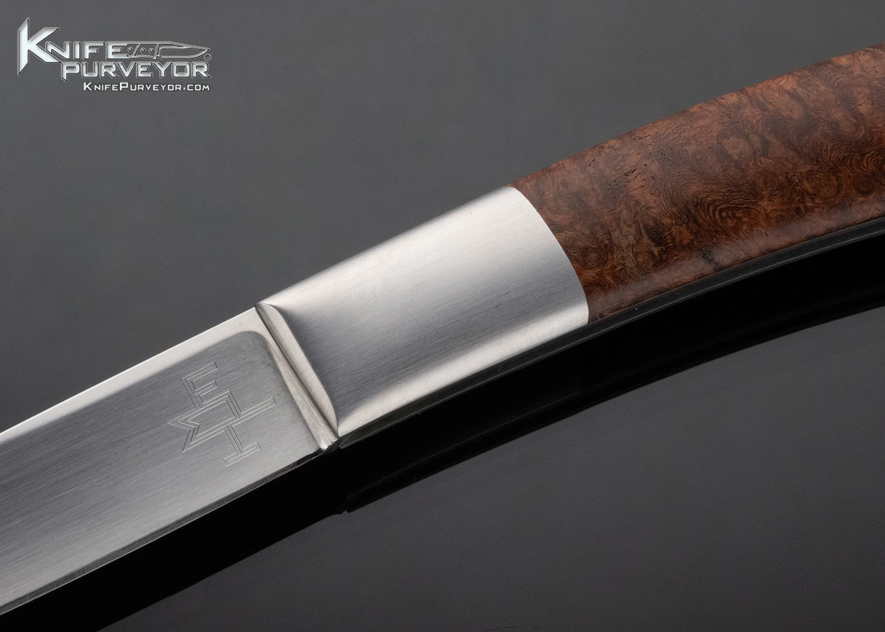 Billy Mace Imel Custom Knife Burlwood Slip Joint - Image 2