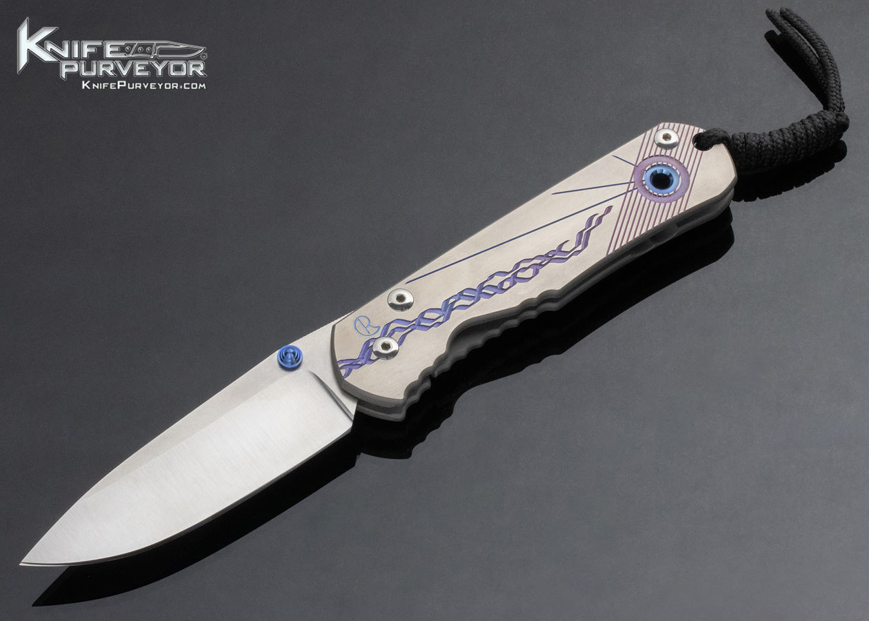 Chris Reeve Custom Knife Large Sebenze BG42 60-61RC Blade with Titanium Handle 14698