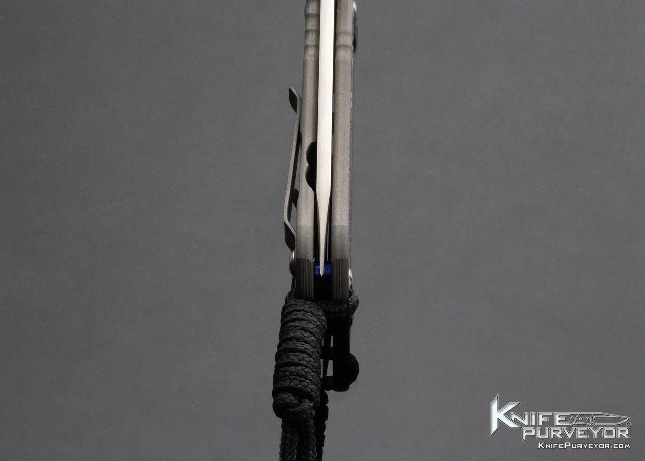 Chris Reeve Custom Knife Circa C99 Large Sebenza with Unique Graphic Titanium Frame Lock - Image 7