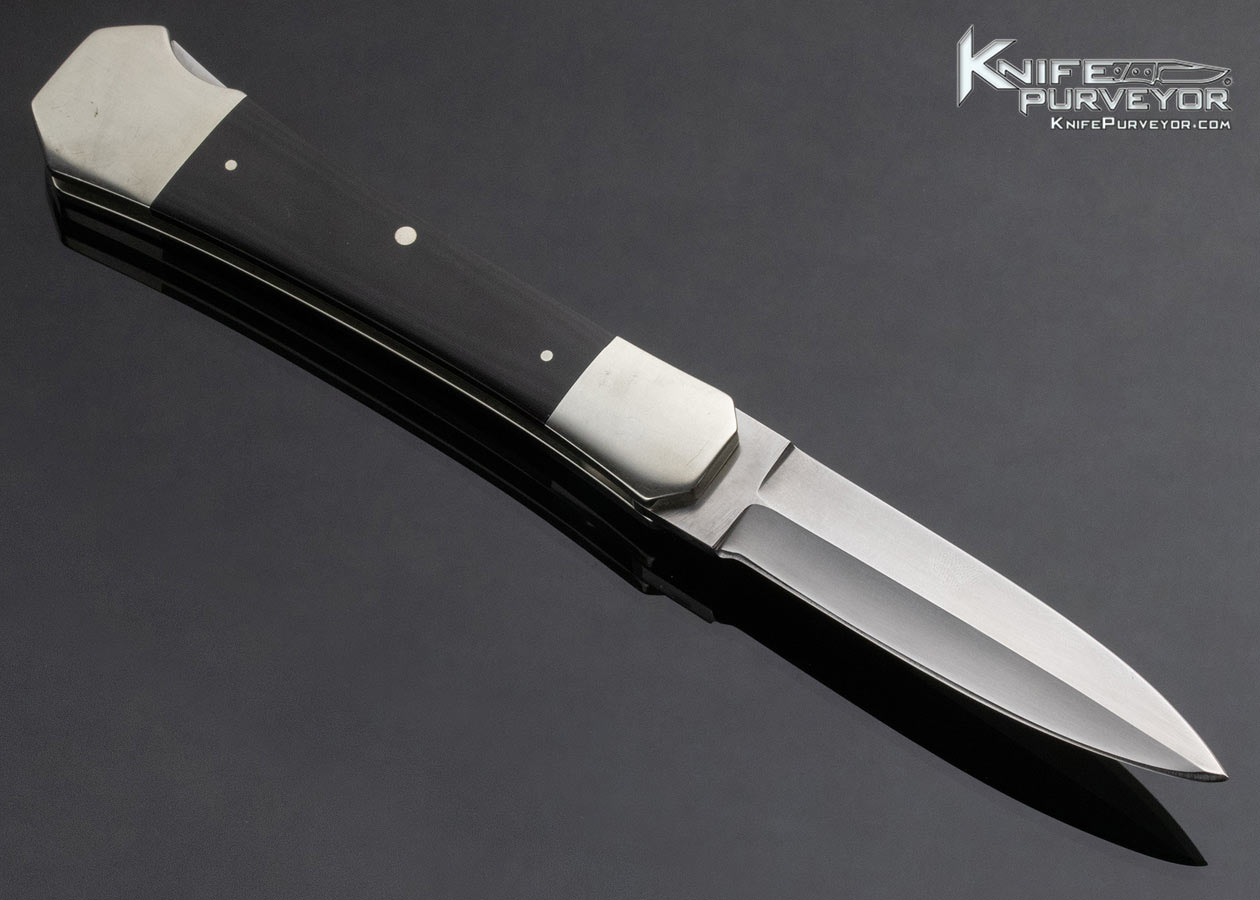 Mel Pardue Custom Knife Micarta Coffin Lockback - Image 3