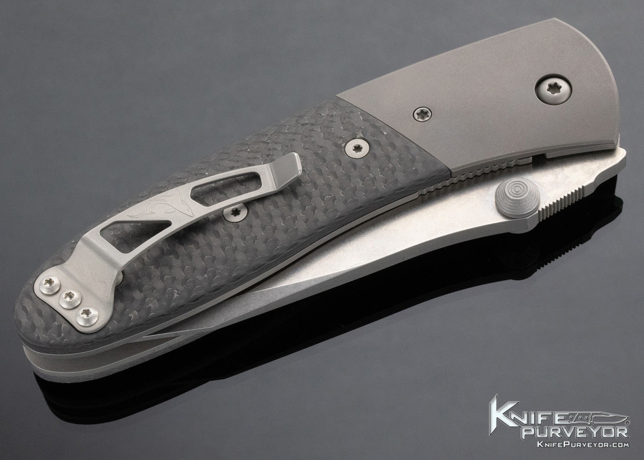 Microtech Custom Knife Carbon Fiber Model LCC-MA Lightfoot 154 CM - Image 5