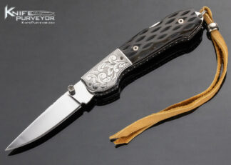 Mike Allen Custom Knife Jigged Water Buffalo 14674