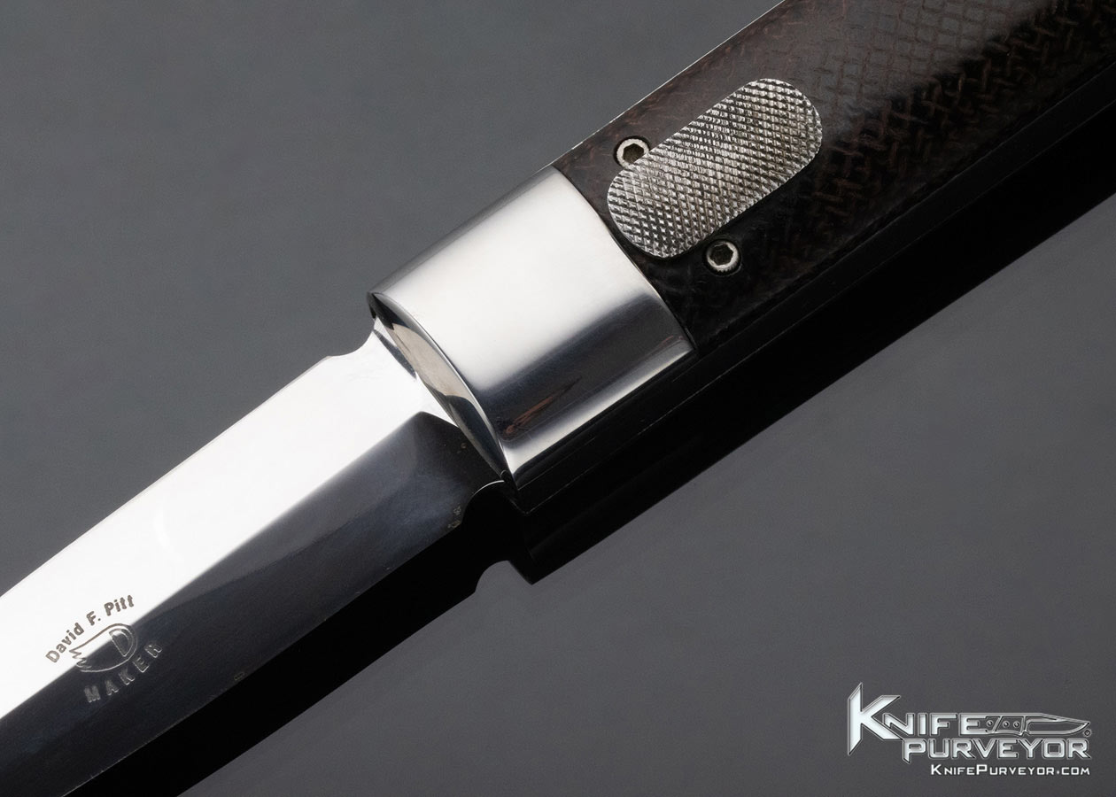David F. Pitt Custom Knife Funny Folder 001 - Image 2