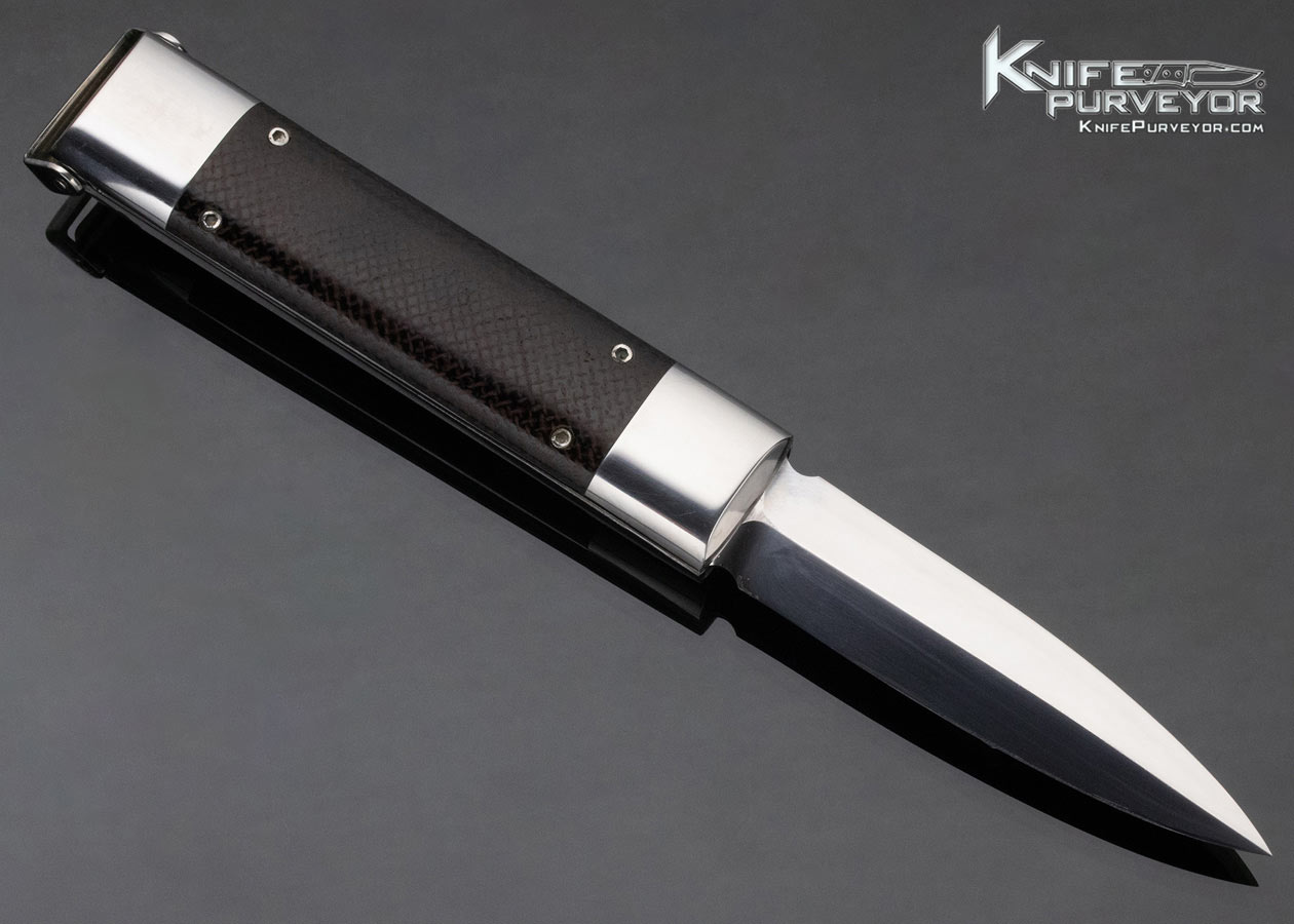 David F. Pitt Custom Knife Funny Folder 001 - Image 3