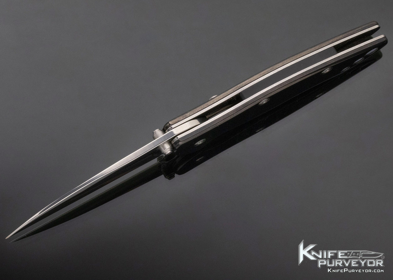 Ken Onion Kershaw 1615 Frank Centofante Blued Steel with Pearl