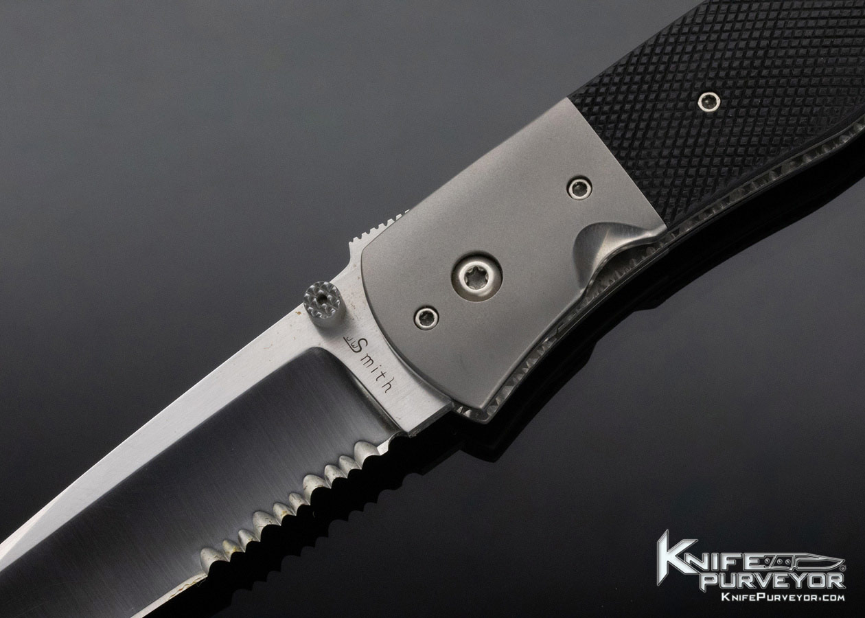 John W. Smith Custom Knife Tactical Tanto Linerlock - Image 2