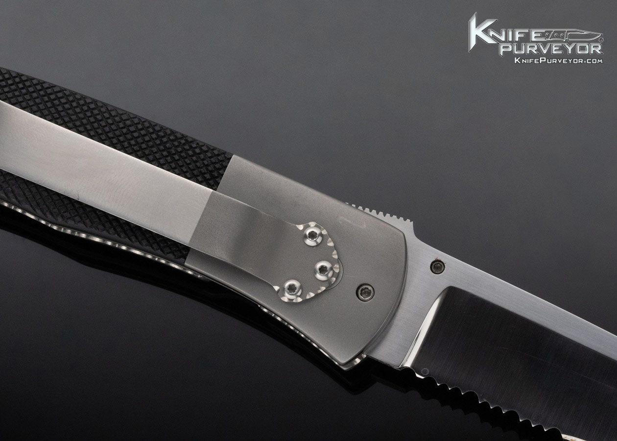 John W. Smith Custom Knife Tactical Tanto Linerlock - Image 4
