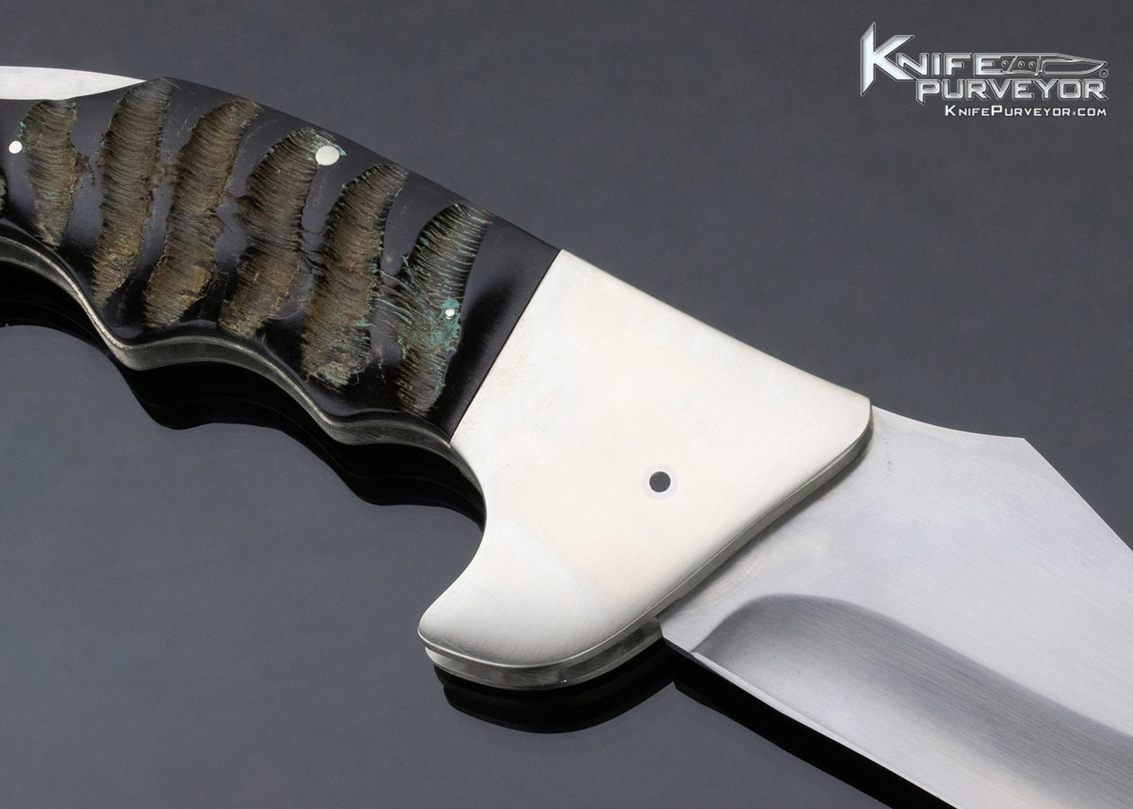 Mel Pardue Custom Knife Rams Horn Jumbo Lockback - Image 5