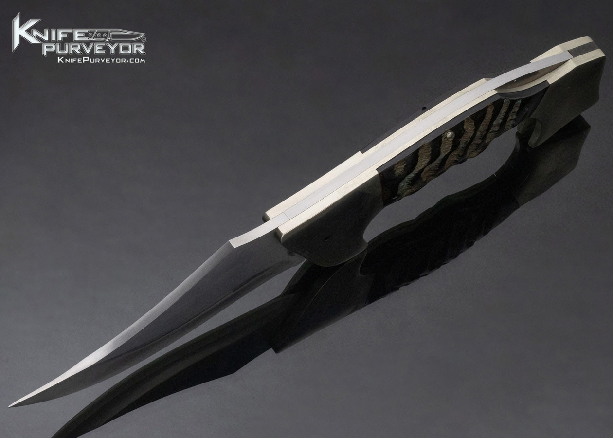 Mel Pardue Custom Knife Rams Horn Jumbo Lockback - Image 6