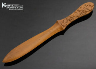 Carved Wooden Flowered "England" Dagger 14293